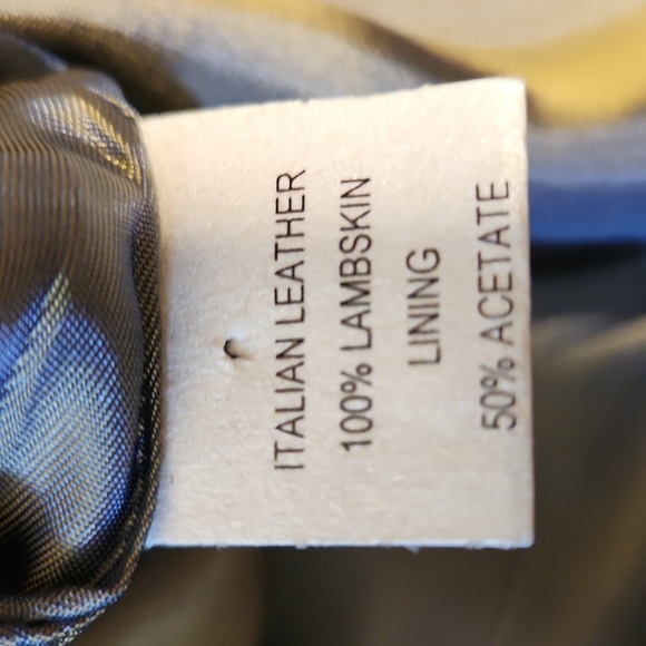 Zion New York black lambskin straight leg high-rise pants sz 14 - Picture 10 of 12